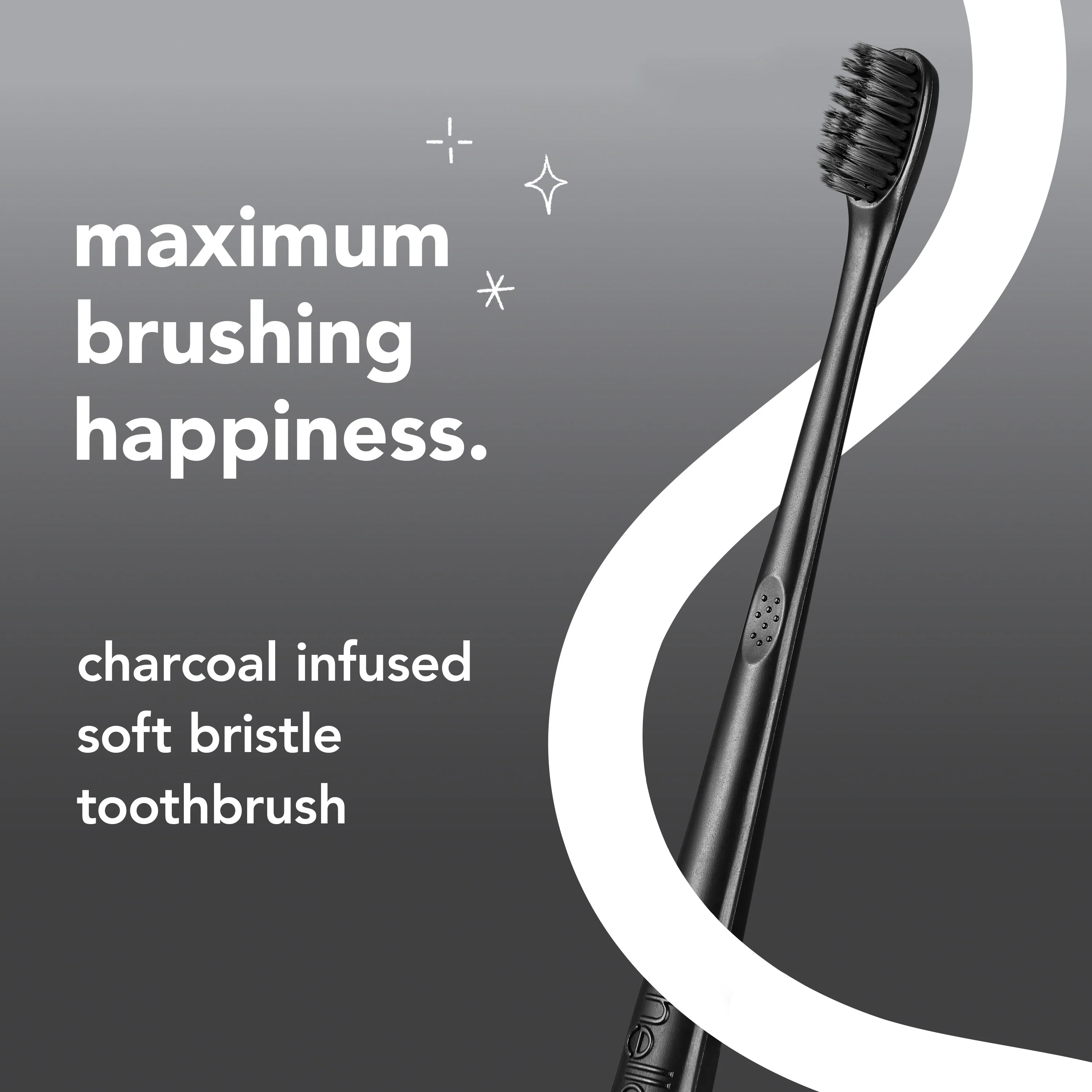 hello classic toothbrush in black - Image 3