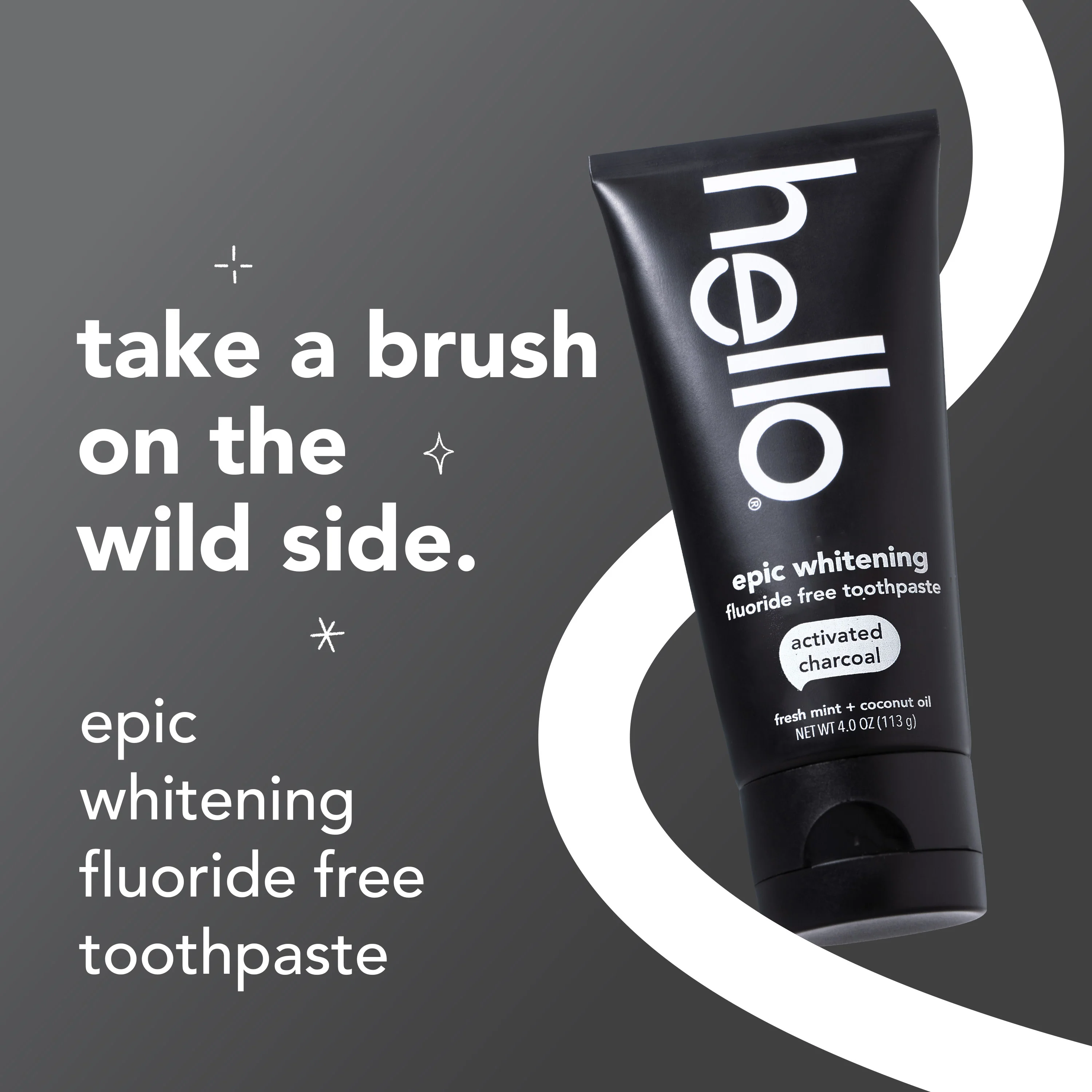 hello epic whitening charcoal toothpaste twin pack - Image 3