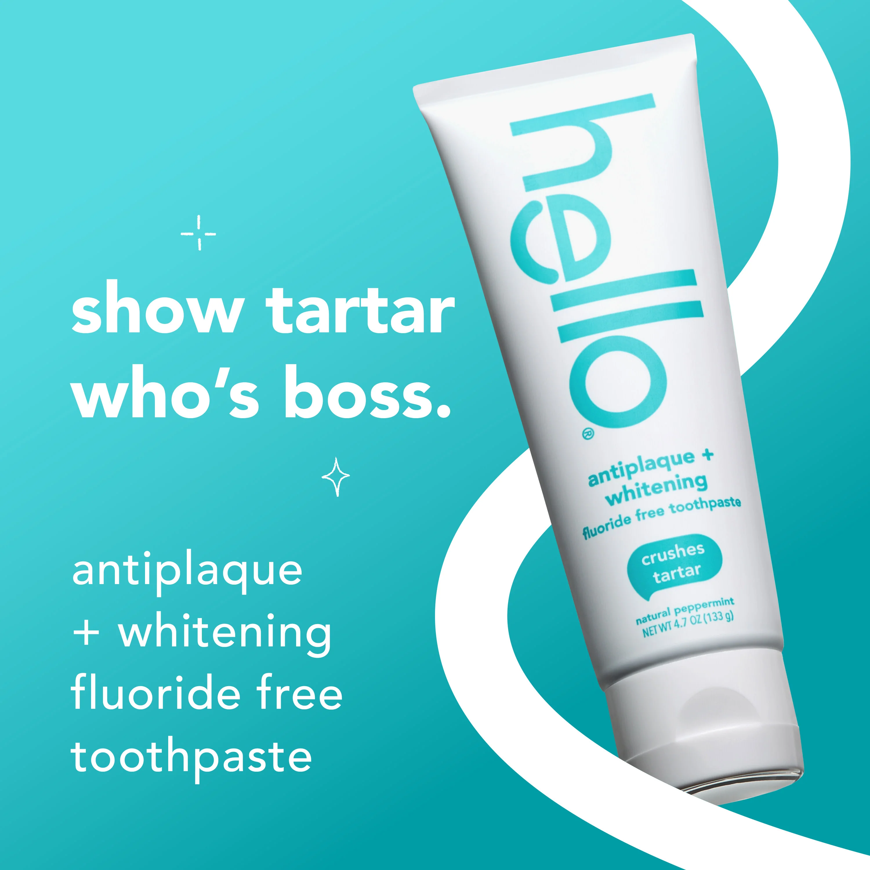hello antiplaque + whitening fluoride free toothpaste twin pack - Image 3