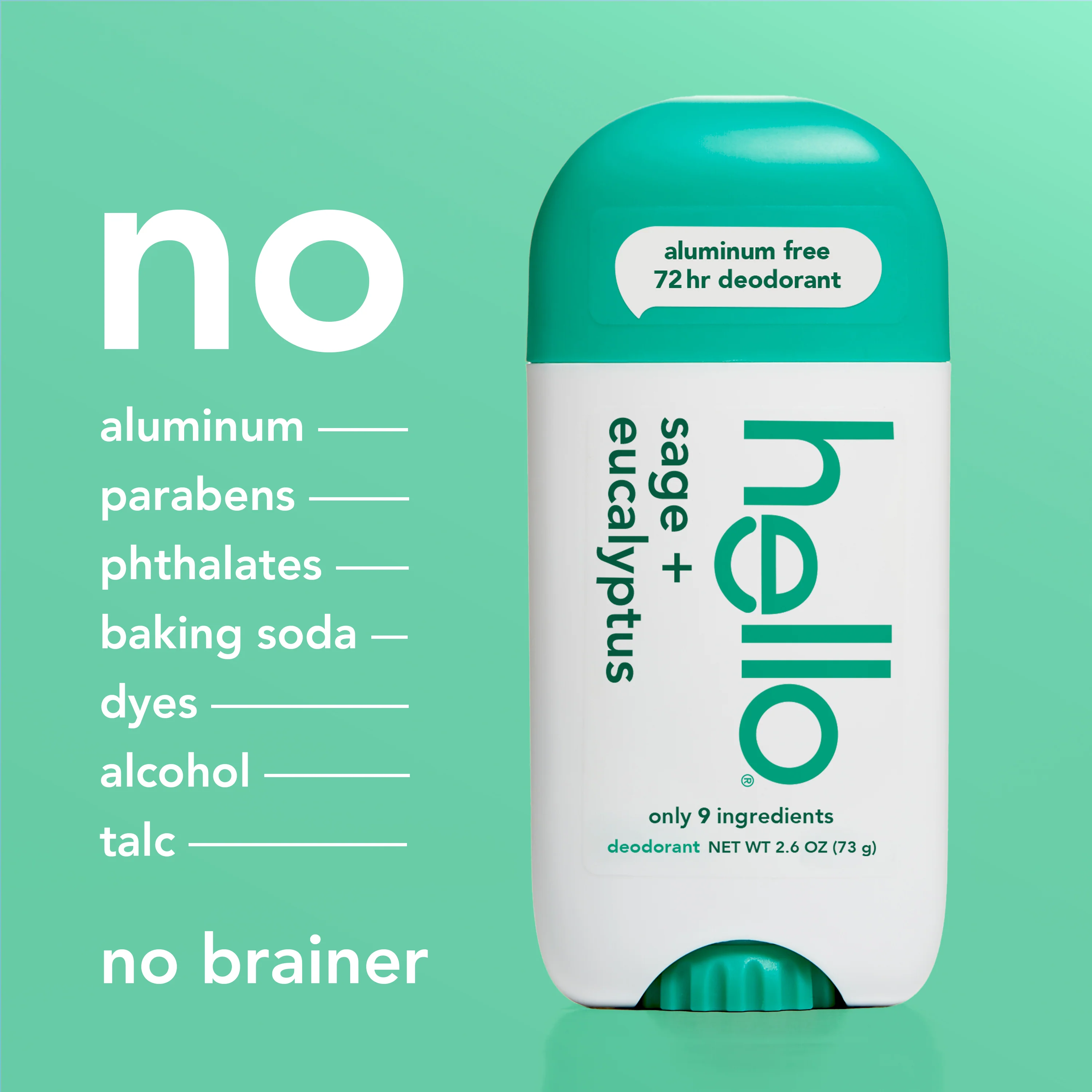 hello sage + eucalyptus aluminum free deodorant with shea butter - Image 6