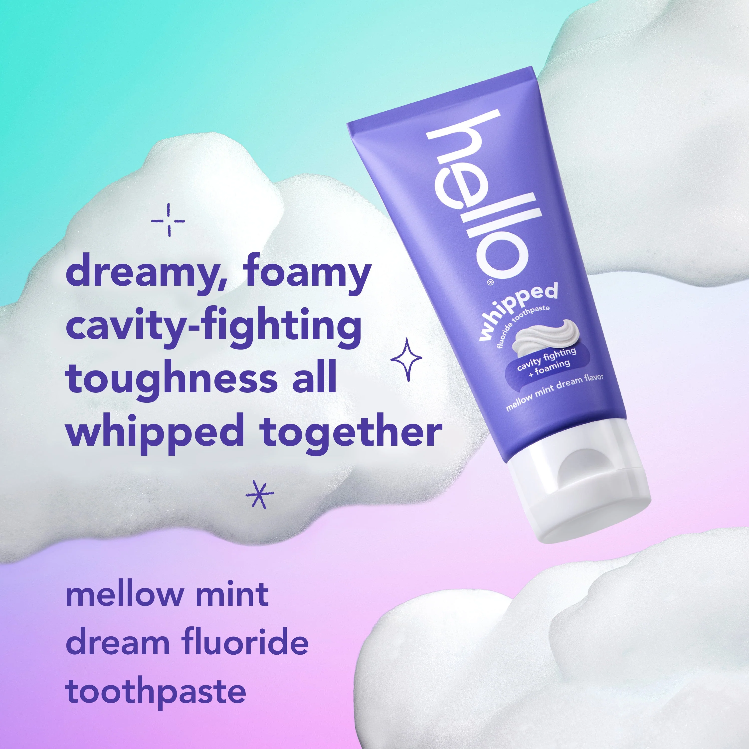 hello whipped mellow mint dream fluoride toothpaste - Image 3