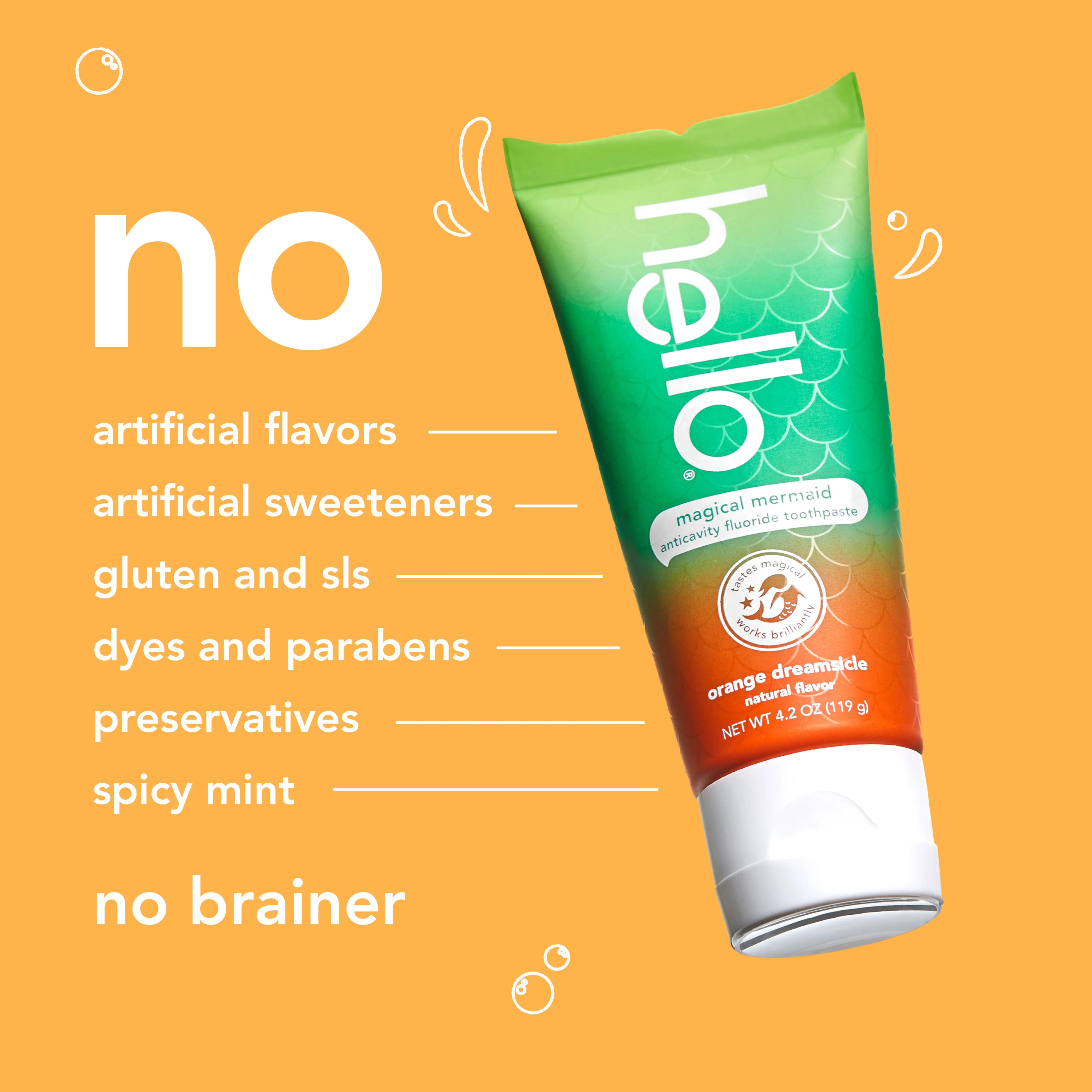 hello kids magical mermaid fluoride toothpaste - Image 6