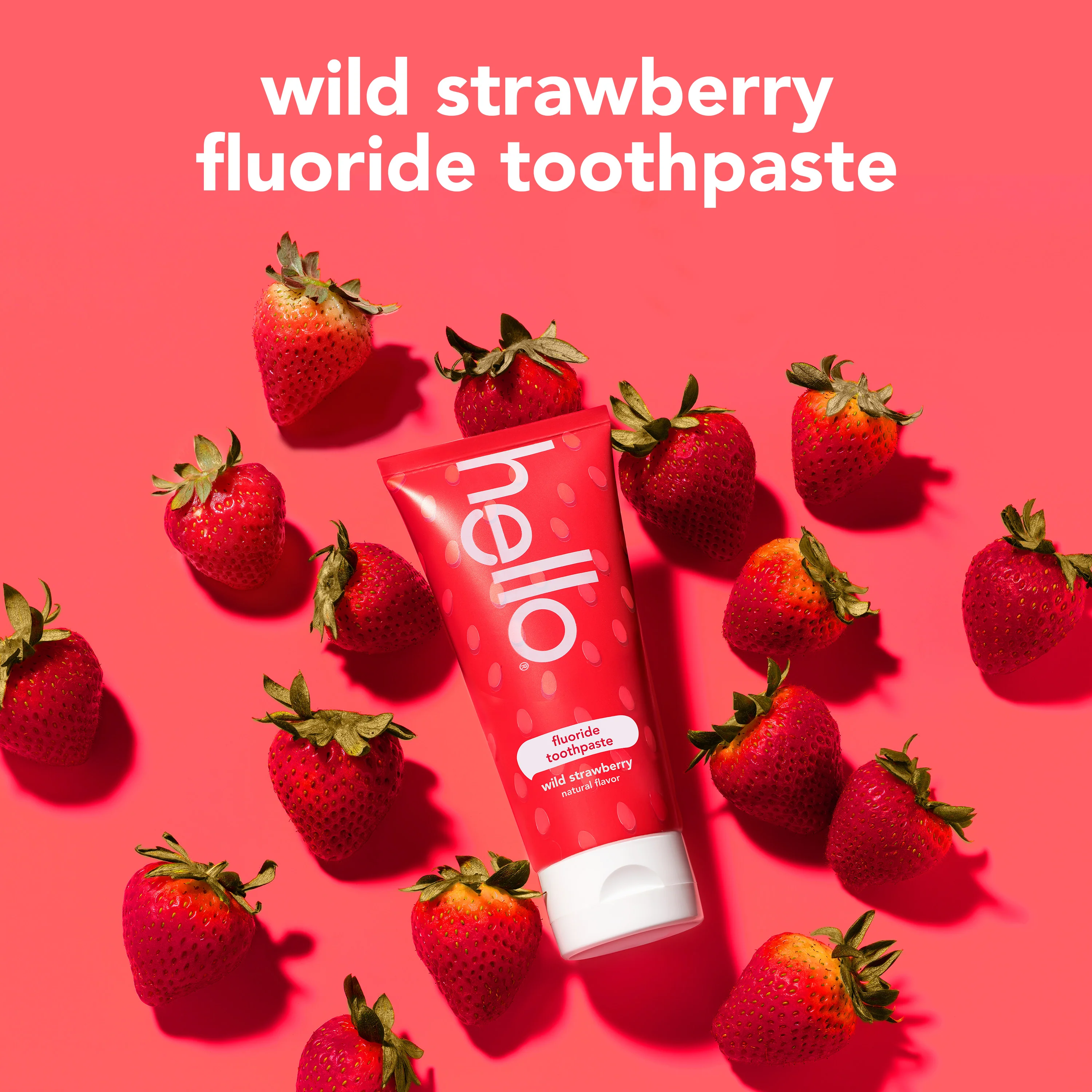 hello kids natural wild strawberry fluoride toothpaste - Image 3