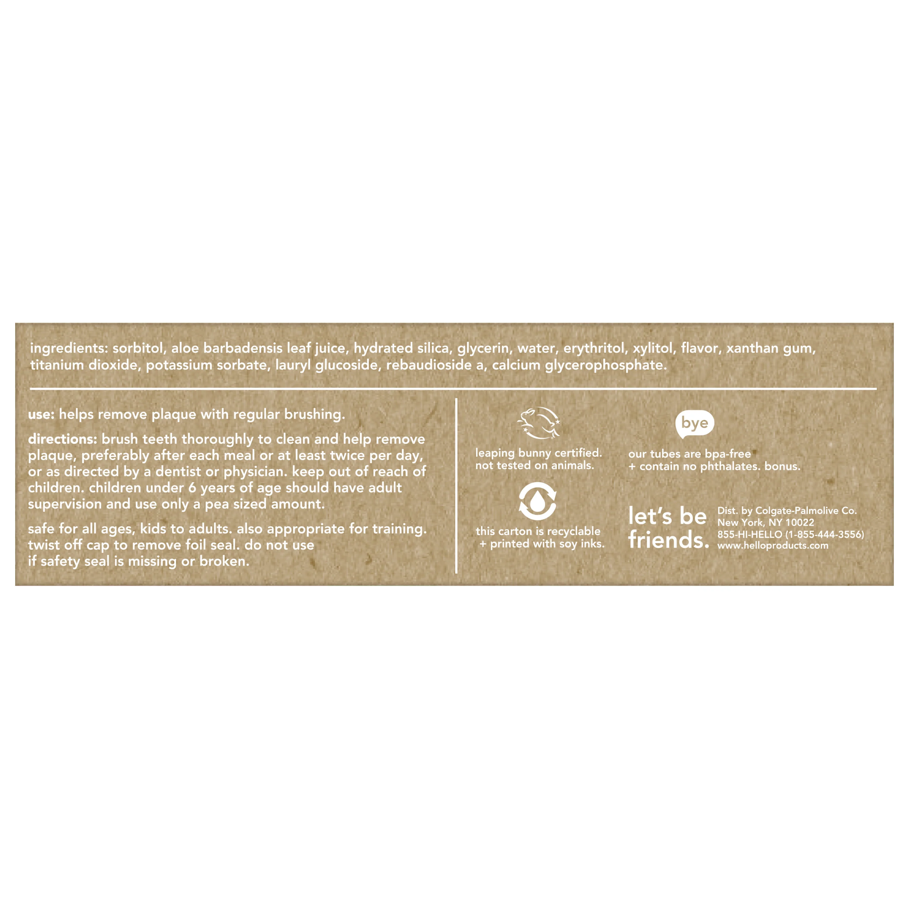 hello kids fresh watermelon fluoride free toothpaste - Image 8