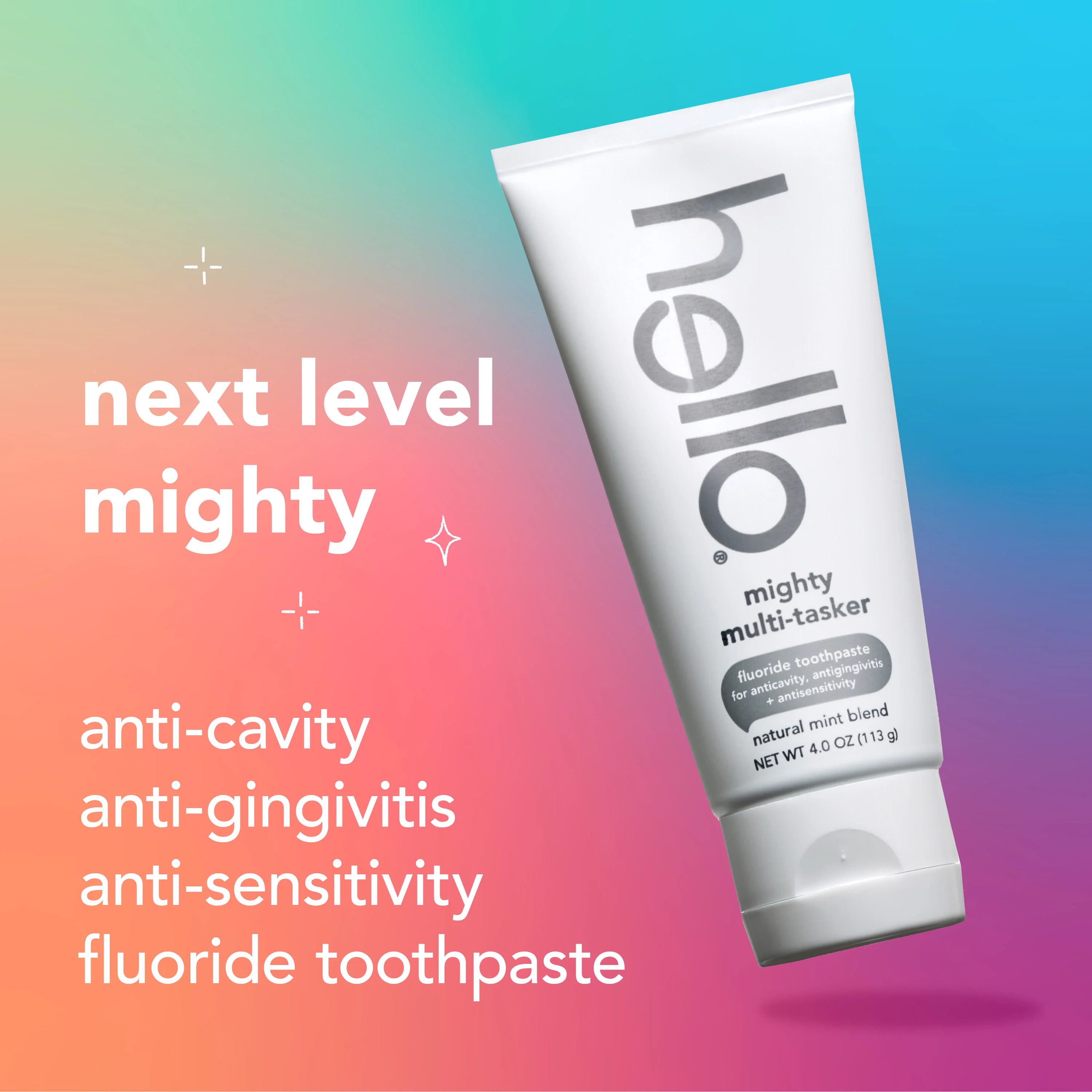 hello mighty multi-tasker fluoride toothpaste - Image 3