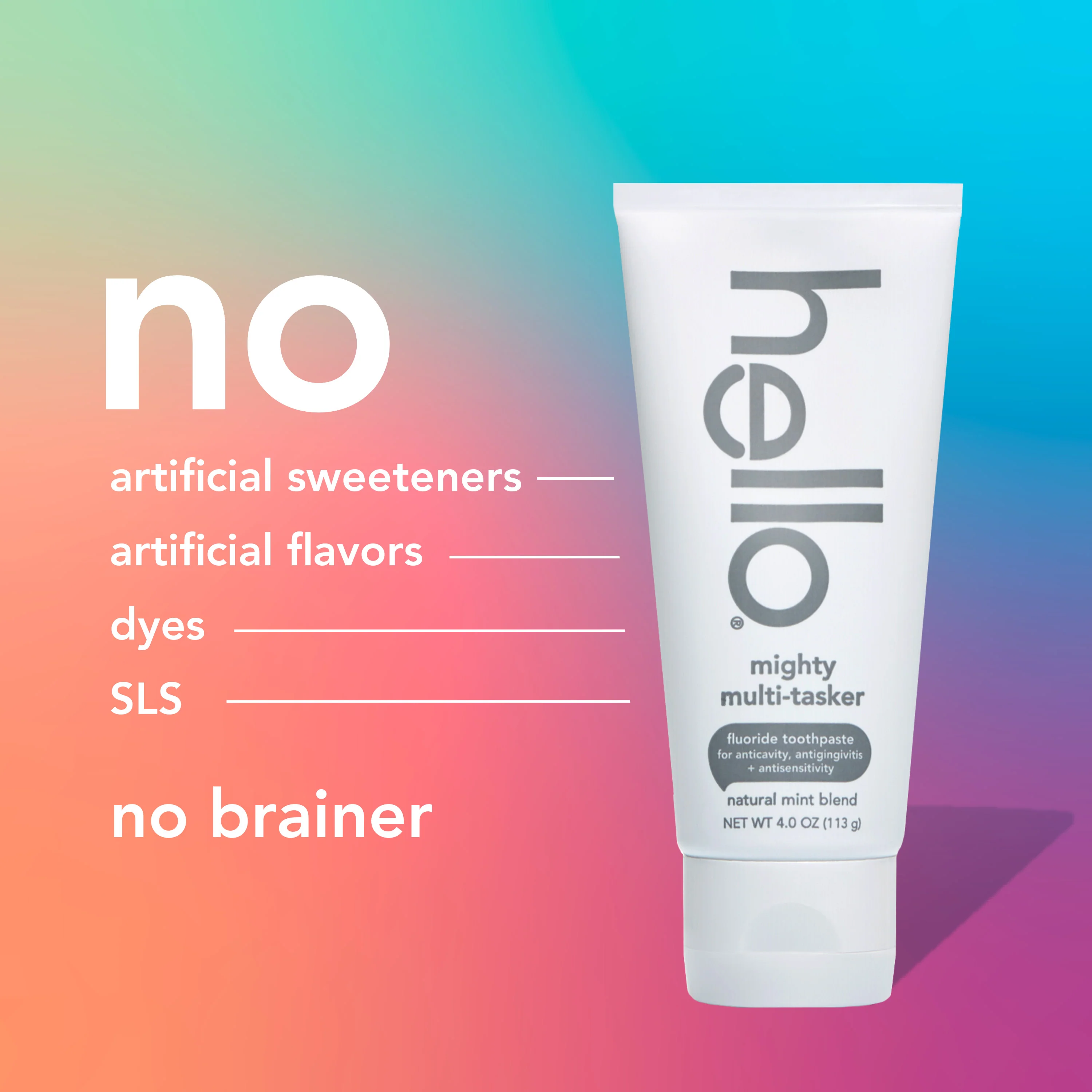 hello mighty multi-tasker fluoride toothpaste - Image 7