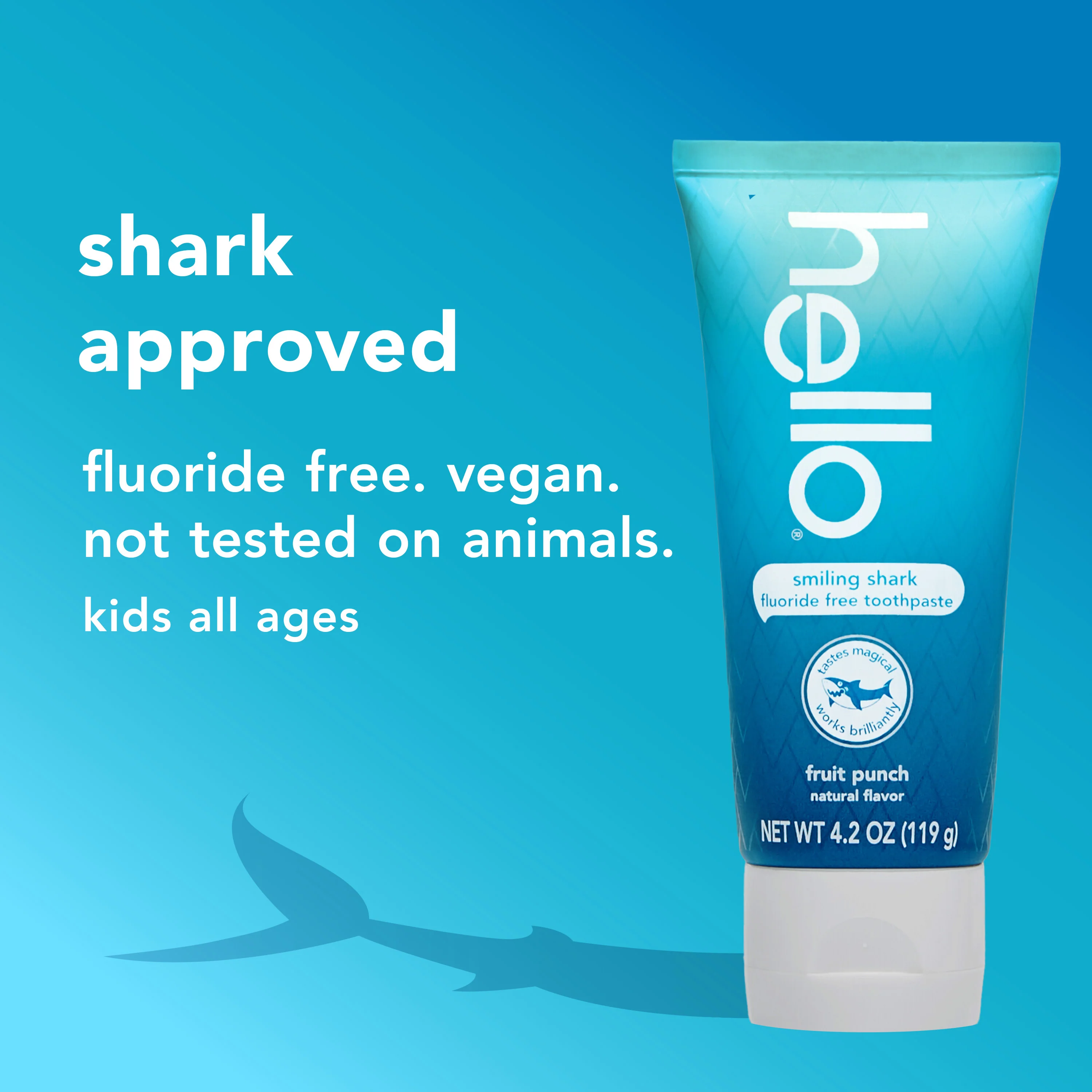 hello kids smiling shark fluoride free toothpaste - Image 6