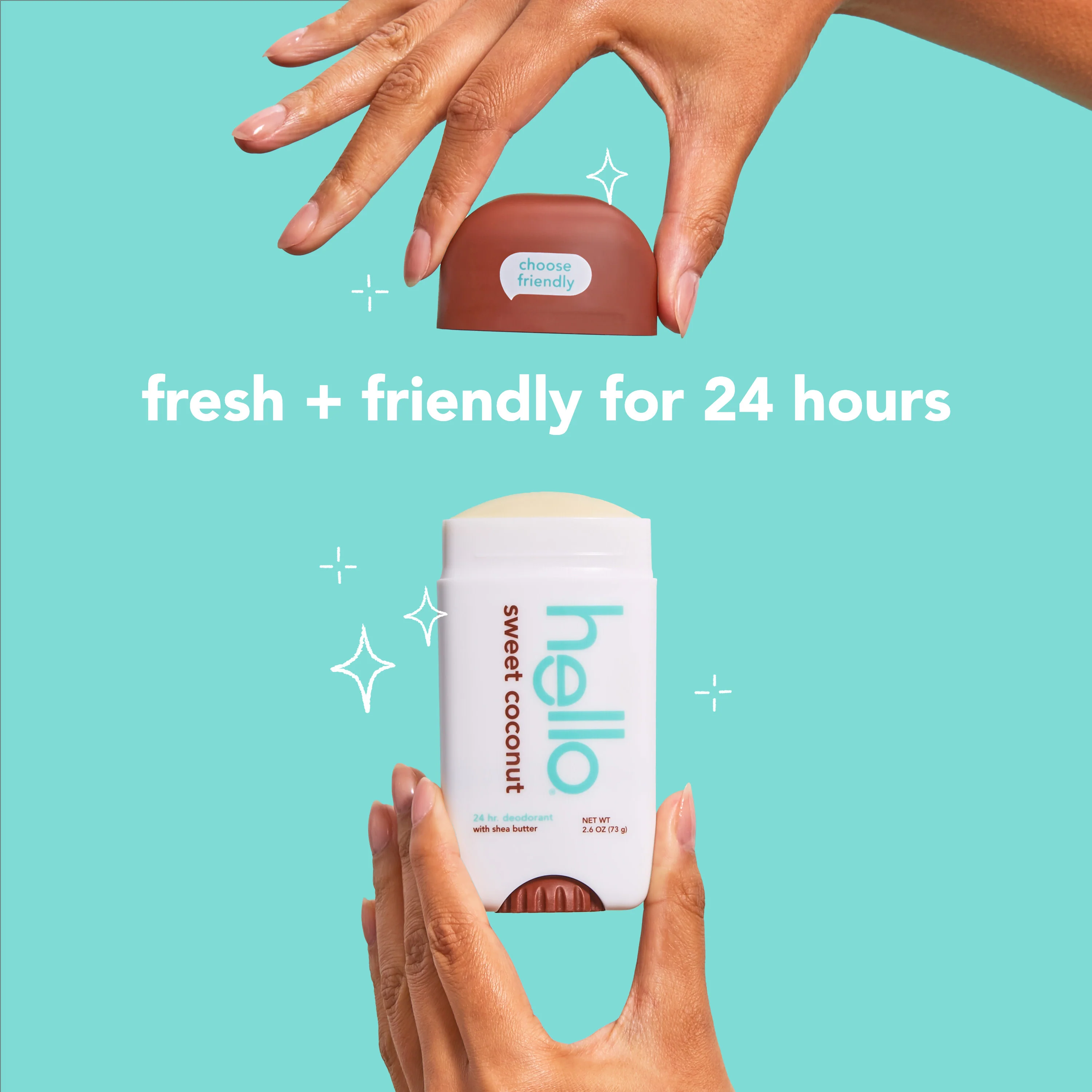 hello sweet coconut aluminum free deodorant with shea butter - Image 4