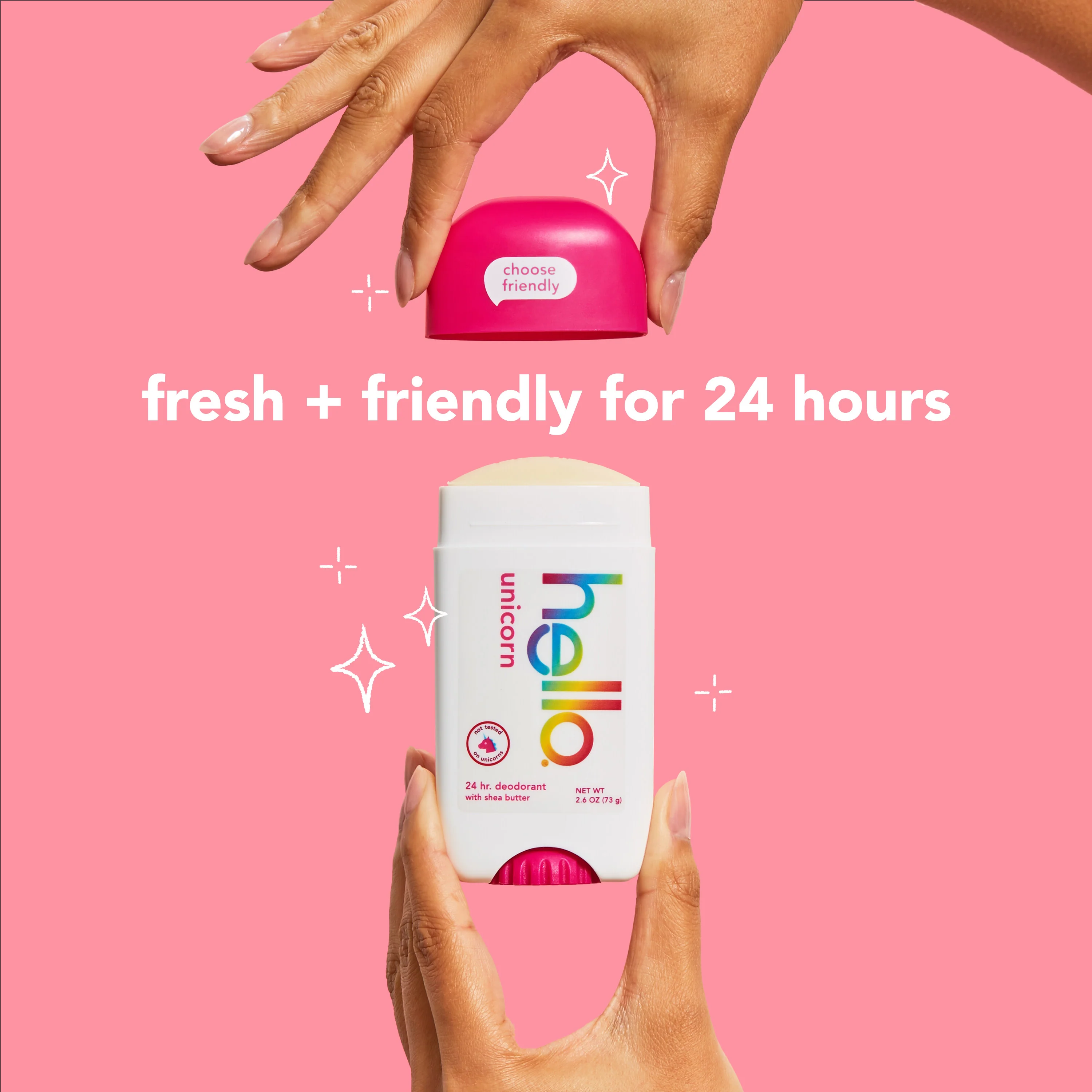 hello unicorn aluminum free deodorant with shea butter - Image 4