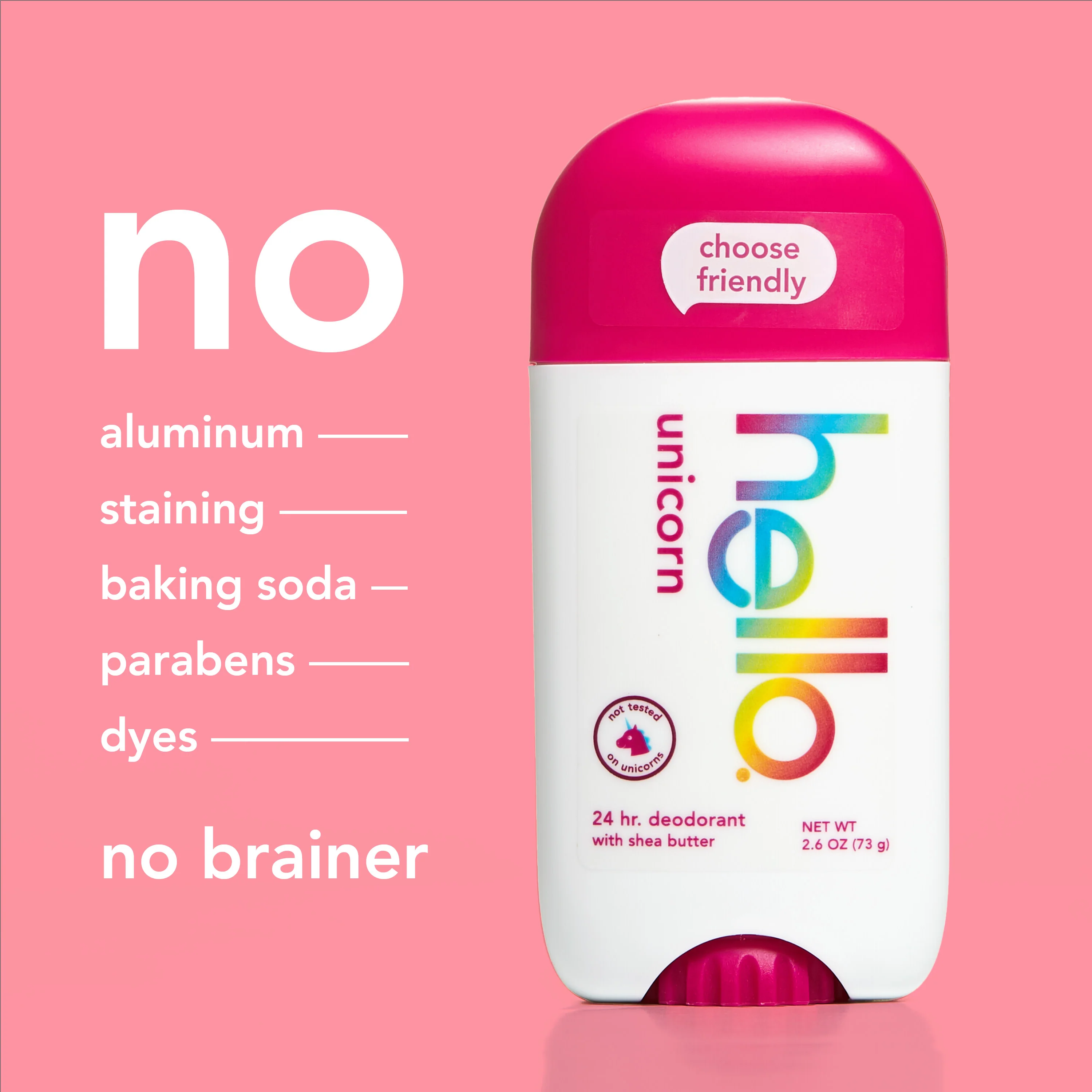 hello unicorn aluminum free deodorant with shea butter - Image 6